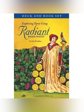Radiant Rider-Waite Tarot Deck and Book Set